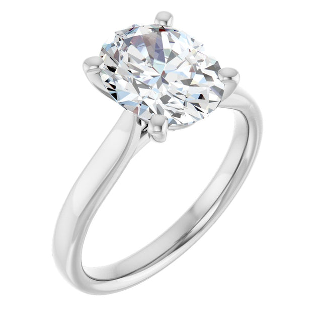 14K White Gold 2 1/2 CTW Lab-Grown Diamond Engagement Ring