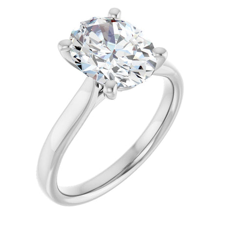 14K White Gold 2 1/2 CTW Lab-Grown Diamond Engagement Ring