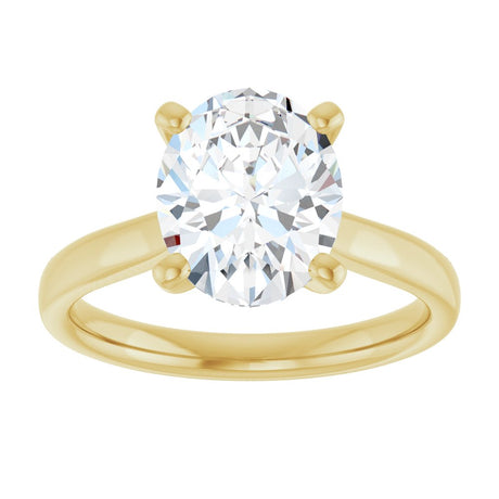 14K Yellow Gold 2 1/2 CTW Lab-Grown Diamond Engagement Ring