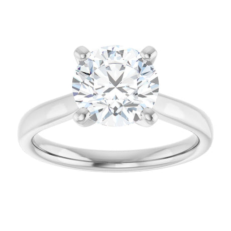 14K White Gold 2 CTW Lab-Grown Diamond Engagement Ring