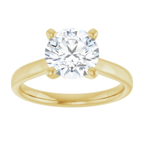 14K Yellow Gold 2 CTW Lab-Grown Diamond Engagement Ring