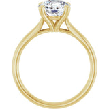 14K Yellow Gold 2 CTW Lab-Grown Diamond Engagement Ring