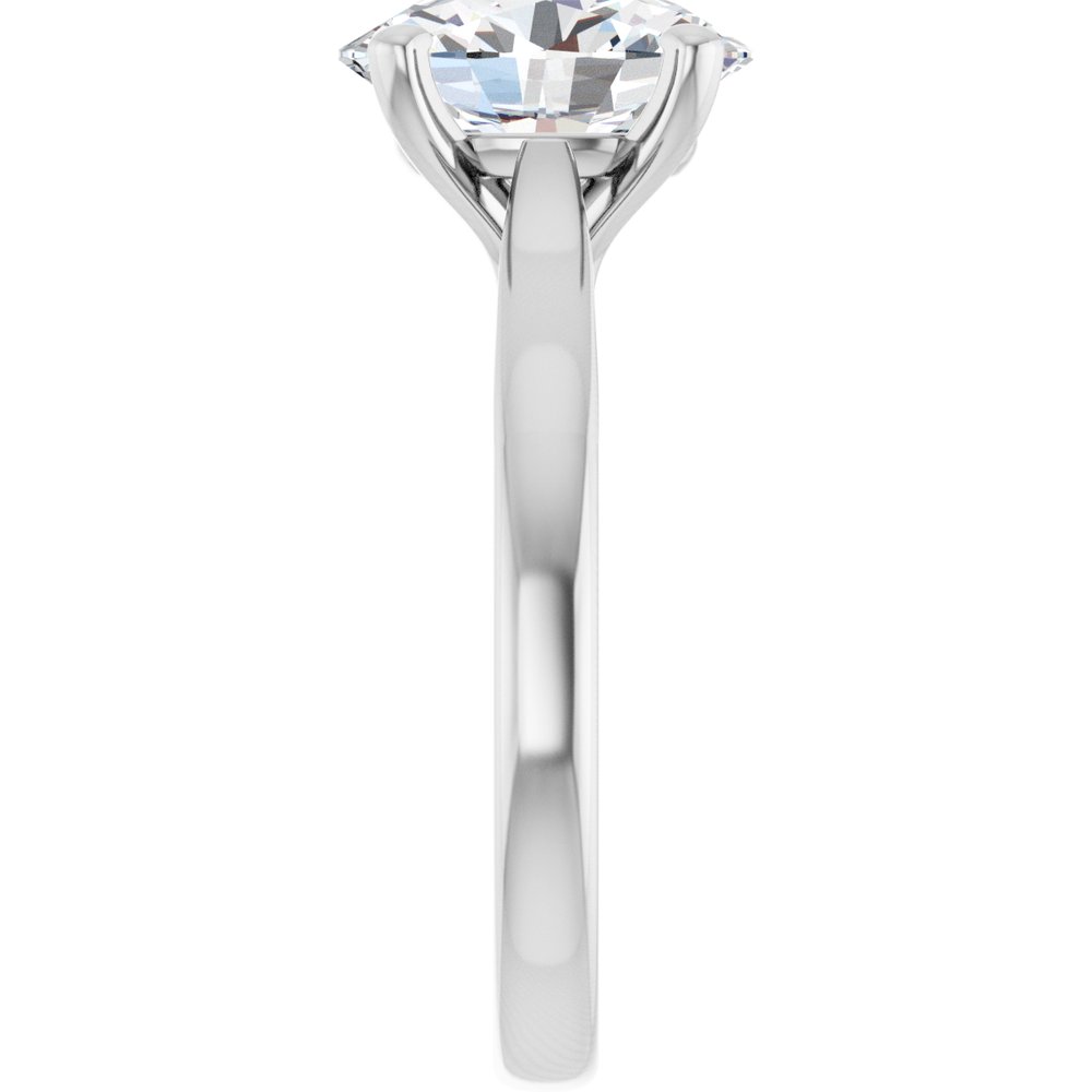 14K White Gold 2 1/2 CTW Lab-Grown Diamond Engagement Ring
