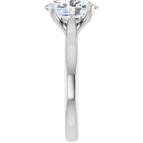 14K White Gold 2 1/2 CTW Lab-Grown Diamond Engagement Ring