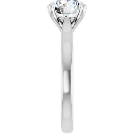 14K White Gold 2 CTW Lab-Grown Diamond Engagement Ring