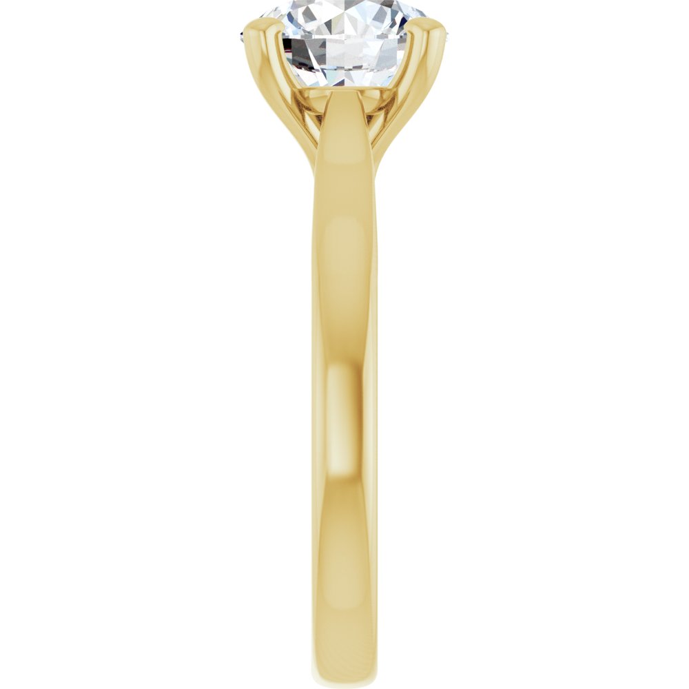 14K Yellow Gold 2 CTW Lab-Grown Diamond Engagement Ring