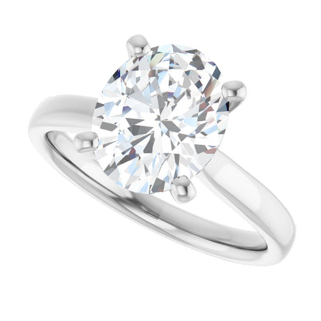 14K White Gold 2 1/2 CTW Lab-Grown Diamond Engagement Ring