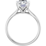 14K White Gold 2 1/2 CTW Lab-Grown Diamond Engagement Ring
