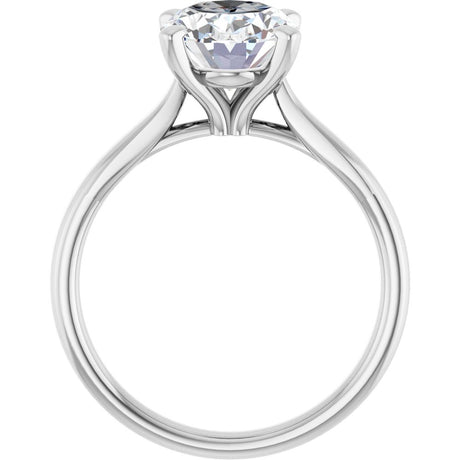 14K White Gold 2 1/2 CTW Lab-Grown Diamond Engagement Ring