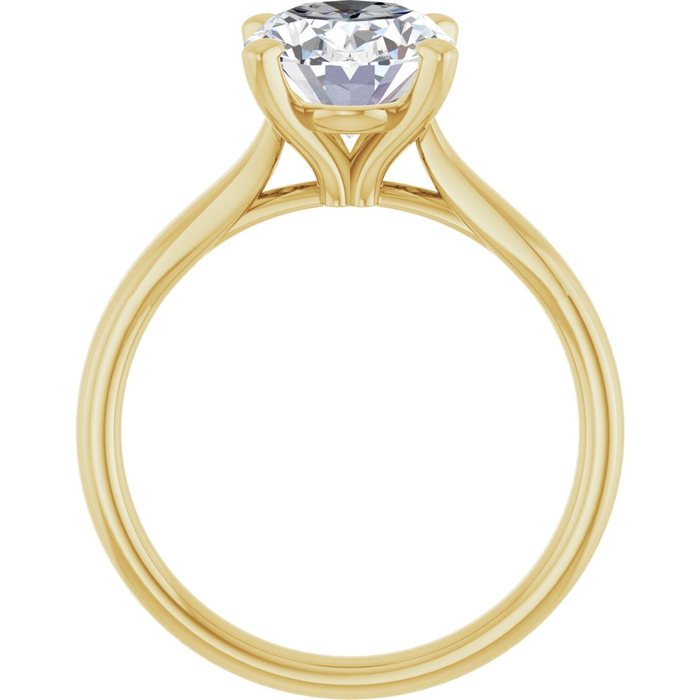 14K Yellow Gold 2 1/2 CTW Lab-Grown Diamond Engagement Ring
