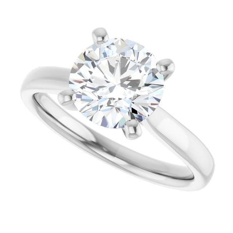 14K White Gold 2 CTW Lab-Grown Diamond Engagement Ring