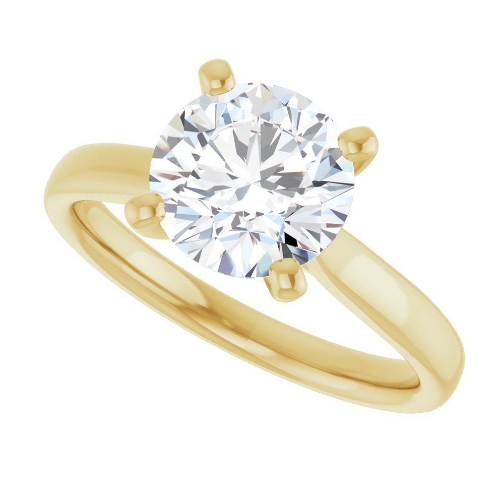 14K Yellow Gold 2 CTW Lab-Grown Diamond Engagement Ring
