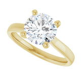 14K Yellow Gold 2 CTW Lab-Grown Diamond Engagement Ring