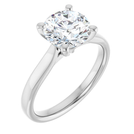 14K White Gold 2 CTW Lab-Grown Diamond Engagement Ring