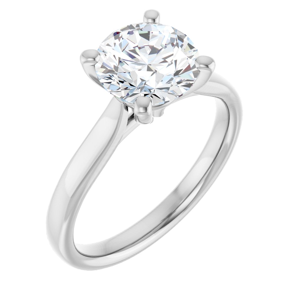 14K White Gold 2 CTW Lab-Grown Diamond Engagement Ring