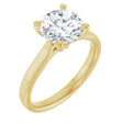 14K Yellow Gold 2 CTW Lab-Grown Diamond Engagement Ring