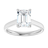 14K White Gold 1 3/4 CTW Lab-Grown Diamond Engagement Ring