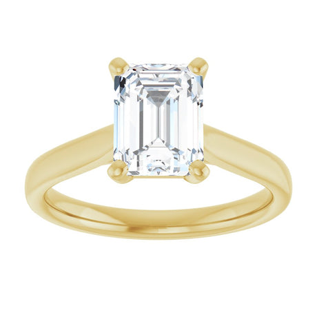 14K Yellow Gold 1 3/4 CTW Lab-Grown Diamond Engagement Ring