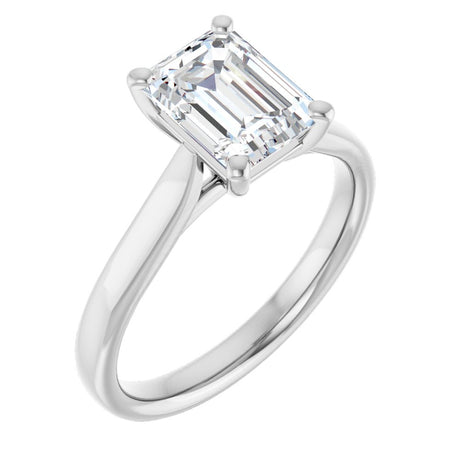 14K White Gold 1 3/4 CTW Lab-Grown Diamond Engagement Ring
