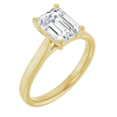 14K Yellow Gold 1 3/4 CTW Lab-Grown Diamond Engagement Ring