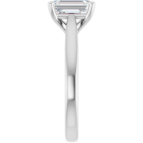 14K White Gold 1 3/4 CTW Lab-Grown Diamond Engagement Ring