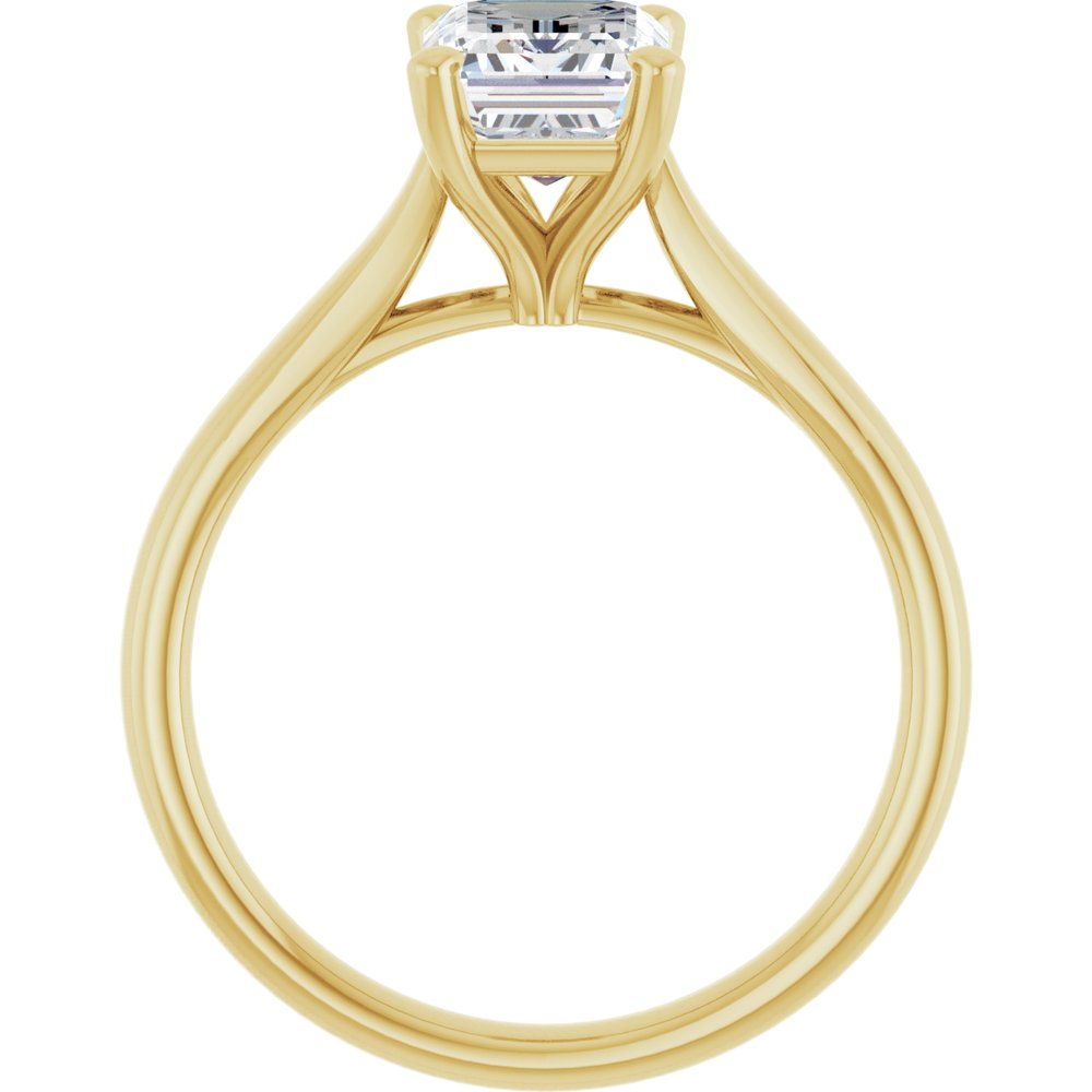 14K Yellow Gold 1 3/4 CTW Lab-Grown Diamond Engagement Ring