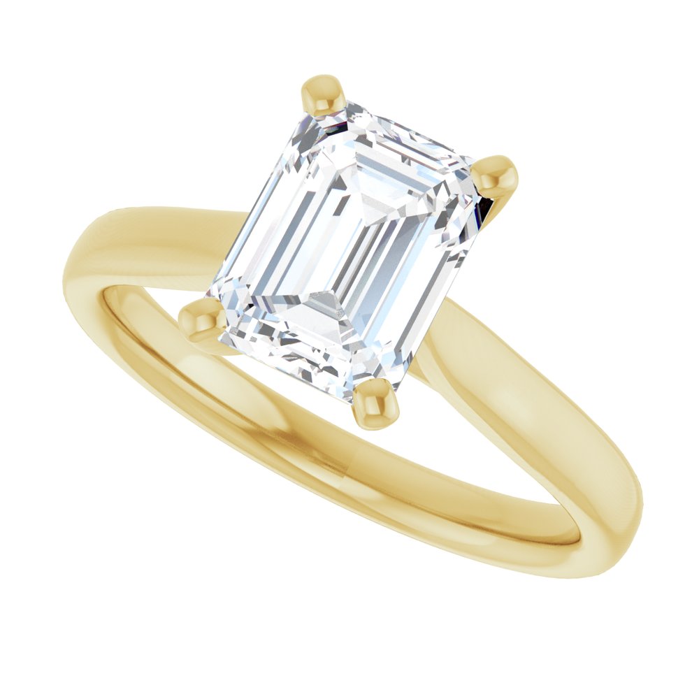 14K Yellow Gold 1 3/4 CTW Lab-Grown Diamond Engagement Ring