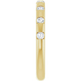 14K Yellow Gold 1/4 CTW Natural Diamond Anniversary Band