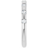 Platinum 1/4 CTW Natural Diamond Anniversary Band