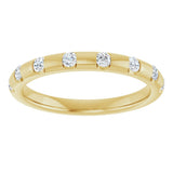 14K Yellow Gold 1/4 CTW Natural Diamond Anniversary Band