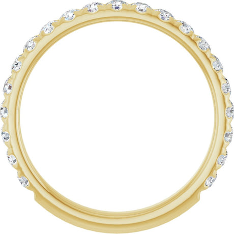 14K Yellow Gold 5/8 CTW Lab-Grown Diamond Anniversary Band