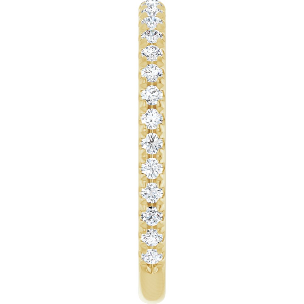 14K Yellow 3/8 CTW Natural Diamond Anniversary Band