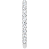 14K White Gold 3/8 CTW Natural Diamond Anniversary Band