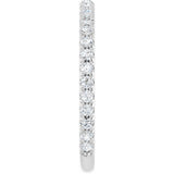14K White Gold 3/8 CTW Natural Diamond Anniversary Band