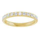 14K Yellow 1/2 CTW Natural Diamond Anniversary Band