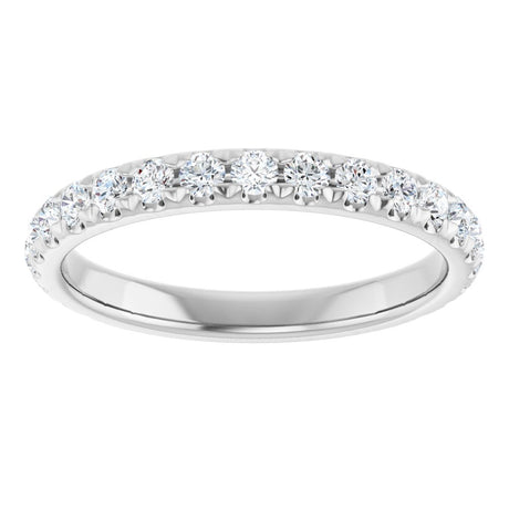 14K White Gold 5/8 CTW Lab-Grown Diamond Anniversary Band