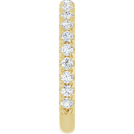 14K Yellow 1/2 CTW Natural Diamond Anniversary Band