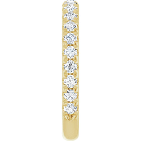14K Yellow Gold 1/2 CTW Natural Diamond Anniversary Band