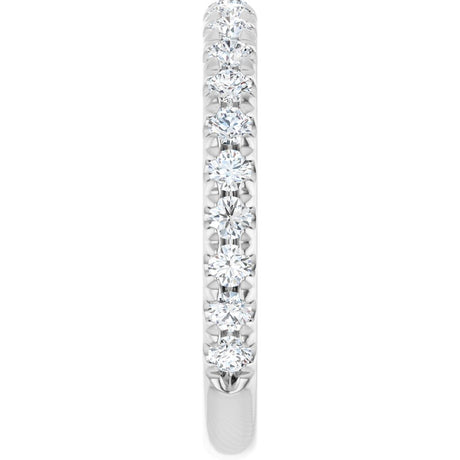 14K White Gold 5/8 CTW Lab-Grown Diamond Anniversary Band