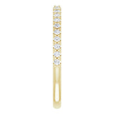 14K Yellow Gold 1/5 CTW Natural Diamond Band