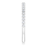 14K White 1/5 CTW Natural Diamond Band