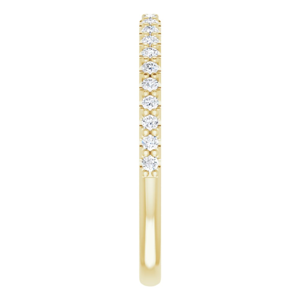 14K Yellow 1/5 CTW Natural Diamond Band