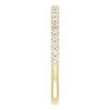 14K Yellow 1/5 CTW Natural Diamond Band