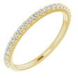14K Yellow Gold 1/5 CTW Natural Diamond Band