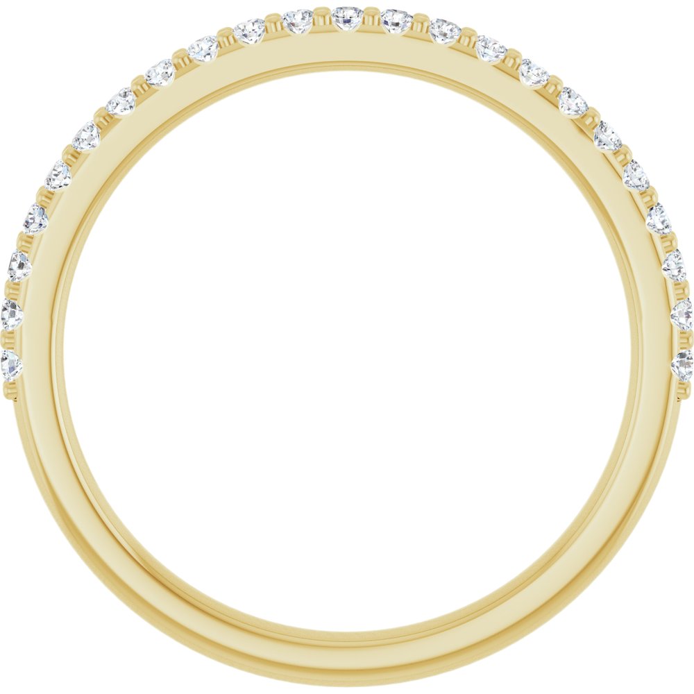 14K Yellow 1/5 CTW Natural Diamond Band