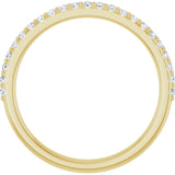 14K Yellow 1/5 CTW Natural Diamond Band