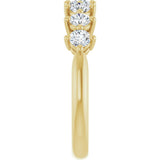 14K Yellow Gold 3/4 CTW Natural Diamond Anniversary Band