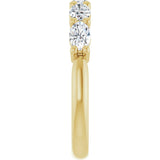 14K Yellow Gold 1 1/6 CTW Natural Diamond Anniversary Band