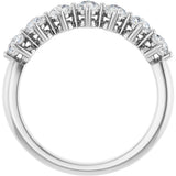 14K White Gold 3/4 CTW Natural Diamond Anniversary Band