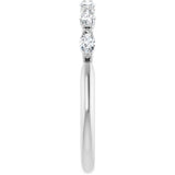 14K White Gold 3/8 CTW Lab-Grown Diamond Anniversary Band